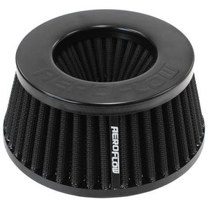 Universal 3" (76mm) Clamp-On Steel Top Inverted Tapered Pod Filter with Black End