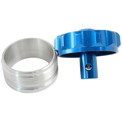 Billet Aluminium Weld-On Filler Neck & Cap - Blue