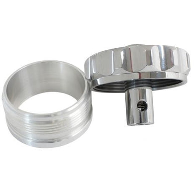 Billet Aluminium Weld-On Filler Neck & Cap - Polished