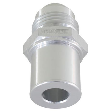 Push In Rear Valve Cover Breather Adaptor -8AN Silver (19mm O.D)