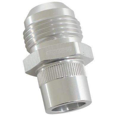 Press In Cover Breather Adapter - Silver