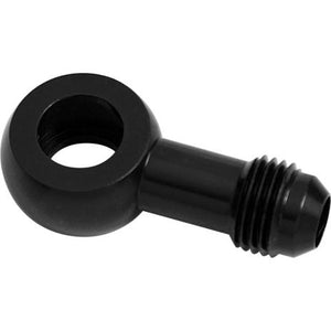 Alloy AN Banjo Fitting 1/2" to -6AN 
 Black Finish