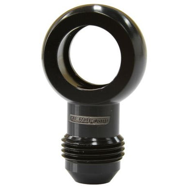 Alloy AN Banjo Fitting 18mm to -8AN 
Black Finish