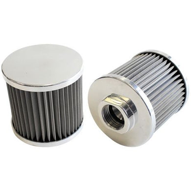 Stainless Steel Billet Breather with -12AN Female Thread
