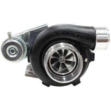 BOOSTED 5428 .64 Turbocharger 495HP, Hi Temp Black Finish
 Internal Wastegate, T25 / T28 Inlet Flange, 5-Bolt Exhaust Flange