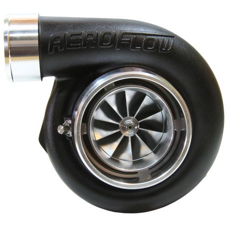 BOOSTED 6762 1.01 Reverse Rotation Turbocharger 950HP, Hi Temp Black Finish 
External Wastegate, V-Band Inlet & Exhaust Flanges