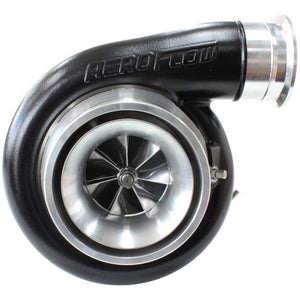 BOOSTED 8075 T4 1.10 Turbocharger 1250HP, Hi Temp Black Finish
 External Wastegate, T4 Twin Entry Inlet Flange, V-Band Exhaust Flange