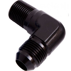 90° NPT to Male Flare Adapter 1/8" to -6AN