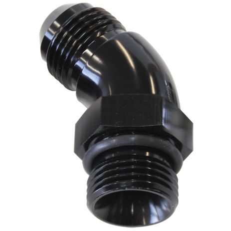 45° ORB to Male AN Full Flow Adapter -3 ORB to -3AN