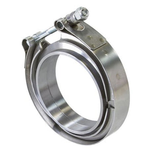 2-1/2" (63.5mm) V-Band Clamp Kit with Steel Weld Flanges
 Kit Includes 2 x Steel Weld Rings and 1 x Stainless Steel Clamp