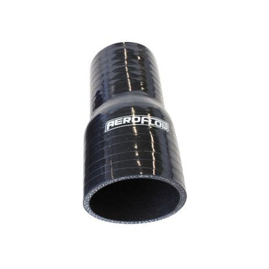Gloss Black Straight Silicone Reducer / Expander Hose 2-3/4 (70mm) to 2 (51mm) I.D
