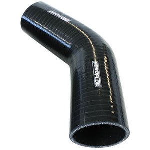 Gloss Black 45° Silicone Elbow Hose 3/4 (19mm) I.D