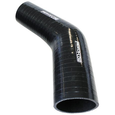 Gloss Black 45° Silicone Reducer / Expander Hose 1-3/4 (44mm) to 1-1/4 (32mm) I.D