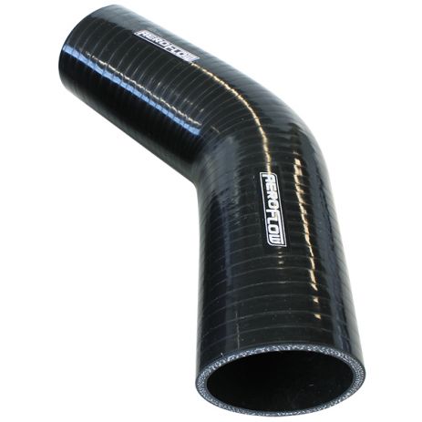 Gloss Black 45° Silicone Elbow Hose 2-3/4 (70mm) I.D