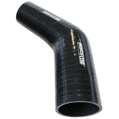 Gloss Black 45° Silicone Reducer / Expander Hose 3 (76mm) to 2 (51mm) I.D