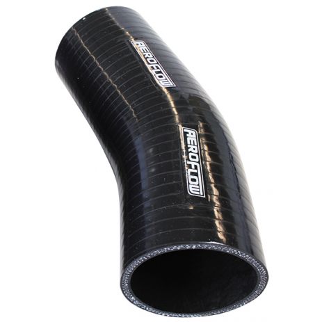 Gloss Black 23° Silicone Elbow Hose 2-1/4 (57mm) I.D