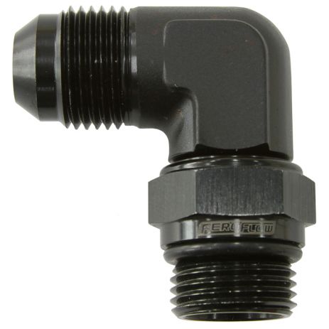 90° ORB Swivel to Male Flare Adapter -8AN to -8AN