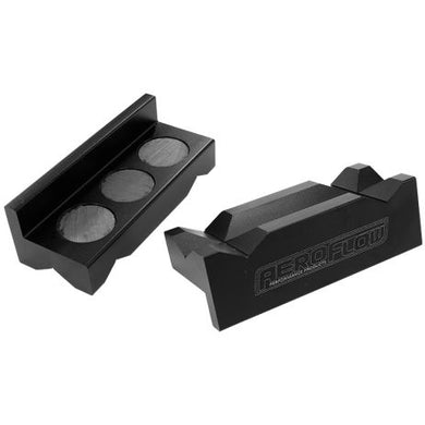 Billet Aluminium Magnetic Vice Jaws - Black